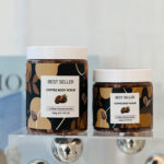 Coffee scrub salt