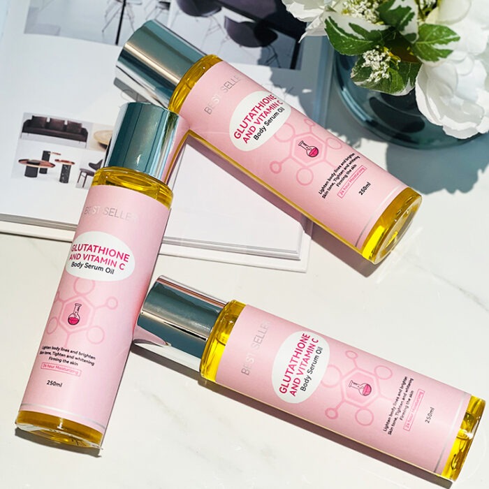 Ultra-high Process Manufacturing Brightening Skin Vitamin C Body Oil Whitening Moisturizing Massage Body Oil