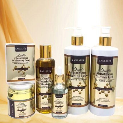 Halal Skin Care Product Vitamin C Serum Women's Sets Double-Glutathio Body Lotion Face Cream Vitamin C Serum Set