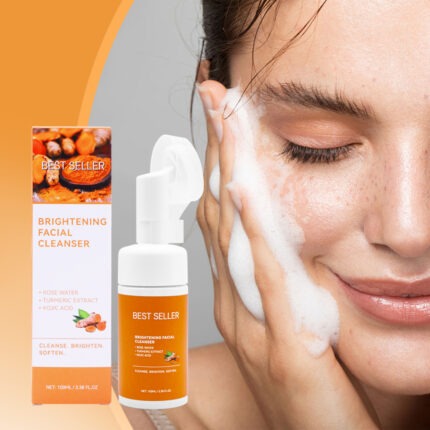 Strength Factory Enterprise Turmeric Simple Face Wash Increase Skin Elasticity Whitening Vitamin C Face Cleans Wash