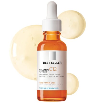 Boost Radiance Reduce Wrinkles Oily Skin Control Face Serum Pure 12% Vitamin C Hyaluronic Acid Face Serum