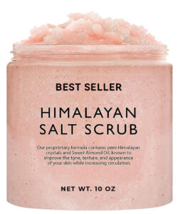 Private Label Vegan Organic Himalayan Salt Body Scrub Moisturizing Exfoliating Body Scrub