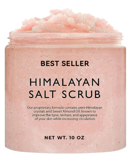 Private Label Vegan Organic Himalayan Salt Body Scrub Moisturizing Exfoliating Body Scrub